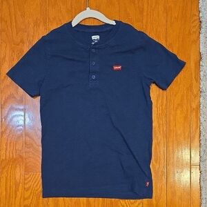 Levi's Dark Blue Henley Shirt
